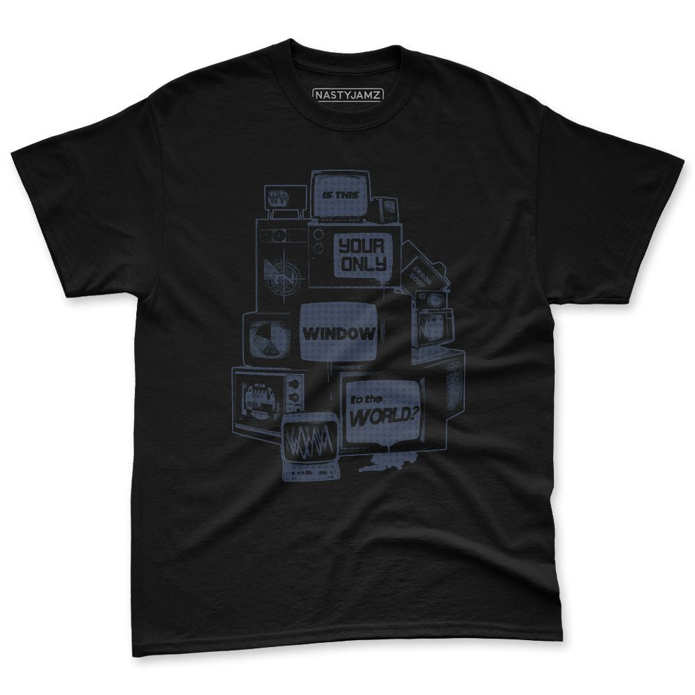 VaporMax-Metallic-Navy-Midnight-NastyJamz-Premium-T-Shirt-Match-Television