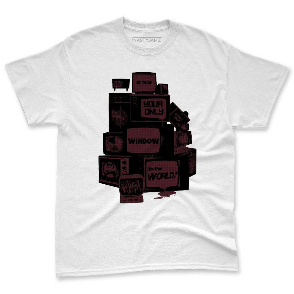 VaporMax-Night-Maron-Burgundy-NastyJamz-Premium-T-Shirt-Match-Television