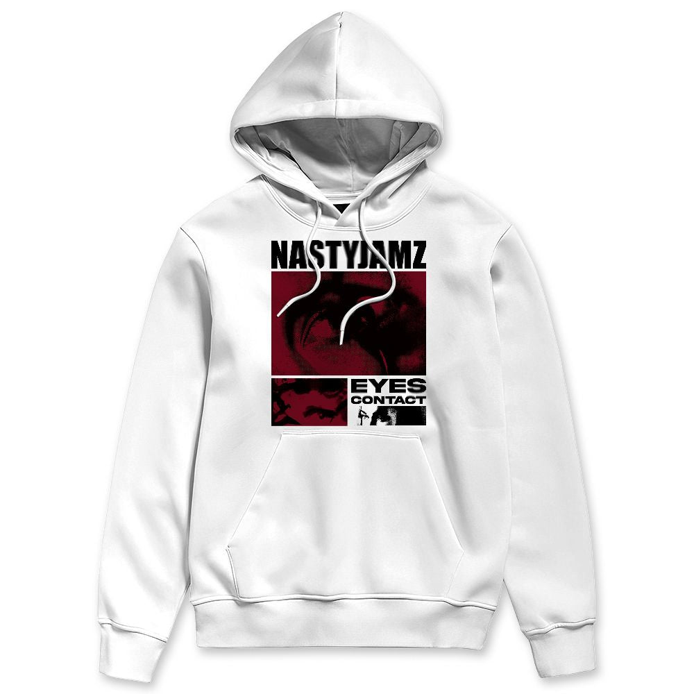 White-Team-Red-1s-NastyJamz-Hoodie-Match-Eyes-Contact