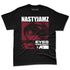 White-Team-Red-1s-NastyJamz-Premium-T-Shirt-Match-Eyes-Contact