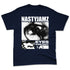 White-Navy-6s-NastyJamz-Premium-T-Shirt-Match-Eyes-Contact