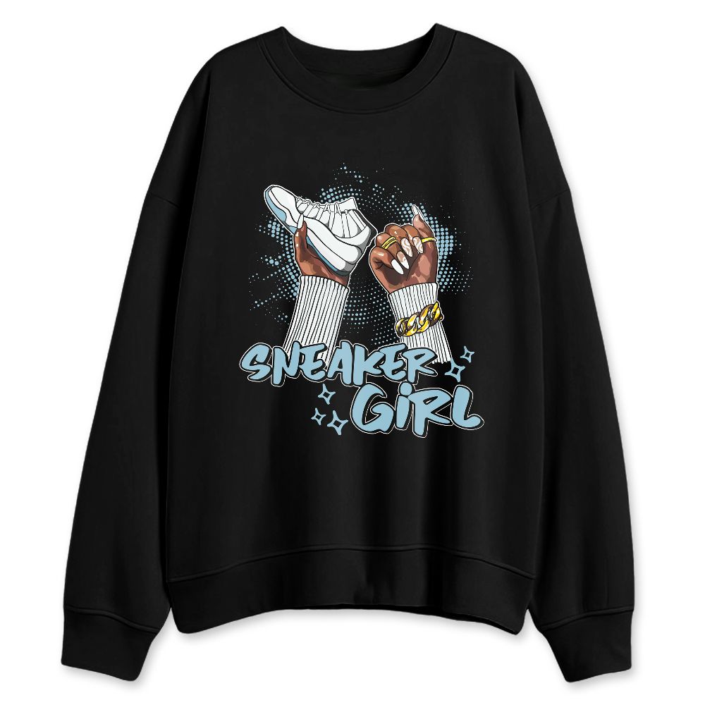 Legend Blue 11s NastyJamz Sweatshirt Match Sneaker Girl Nail