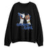 Blueberry 12s NastyJamz Sweatshirt Match Sneaker Girl Nail