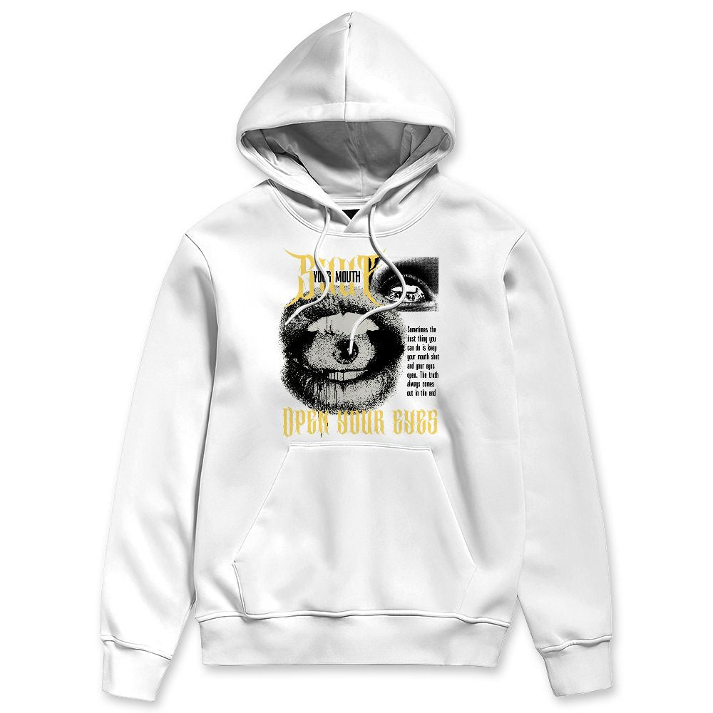 PT-Metallic-Gold-White-12s-NastyJamz-Hoodie-Match-Shut-Your-Mouth