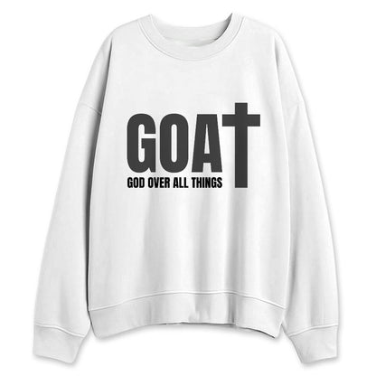 White-Thunder-4s-NastyJamz-Sweatshirt-Match-GOAT-God