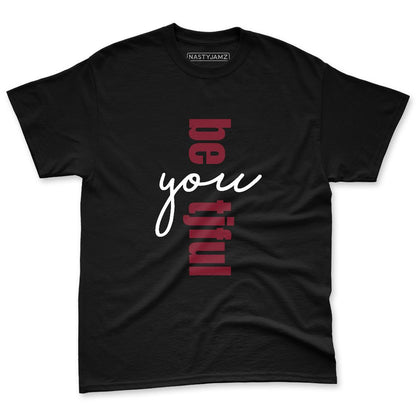 White-Team-Red-1s-NastyJamz-Premium-T-Shirt-Match-Be-Youtiful