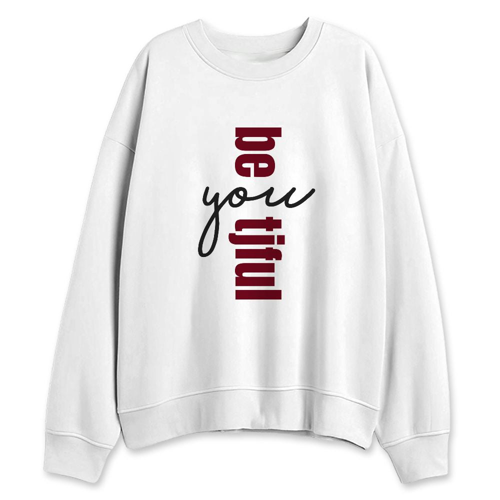 White-Team-Red-1s-NastyJamz-Sweatshirt-Match-Be-Youtiful