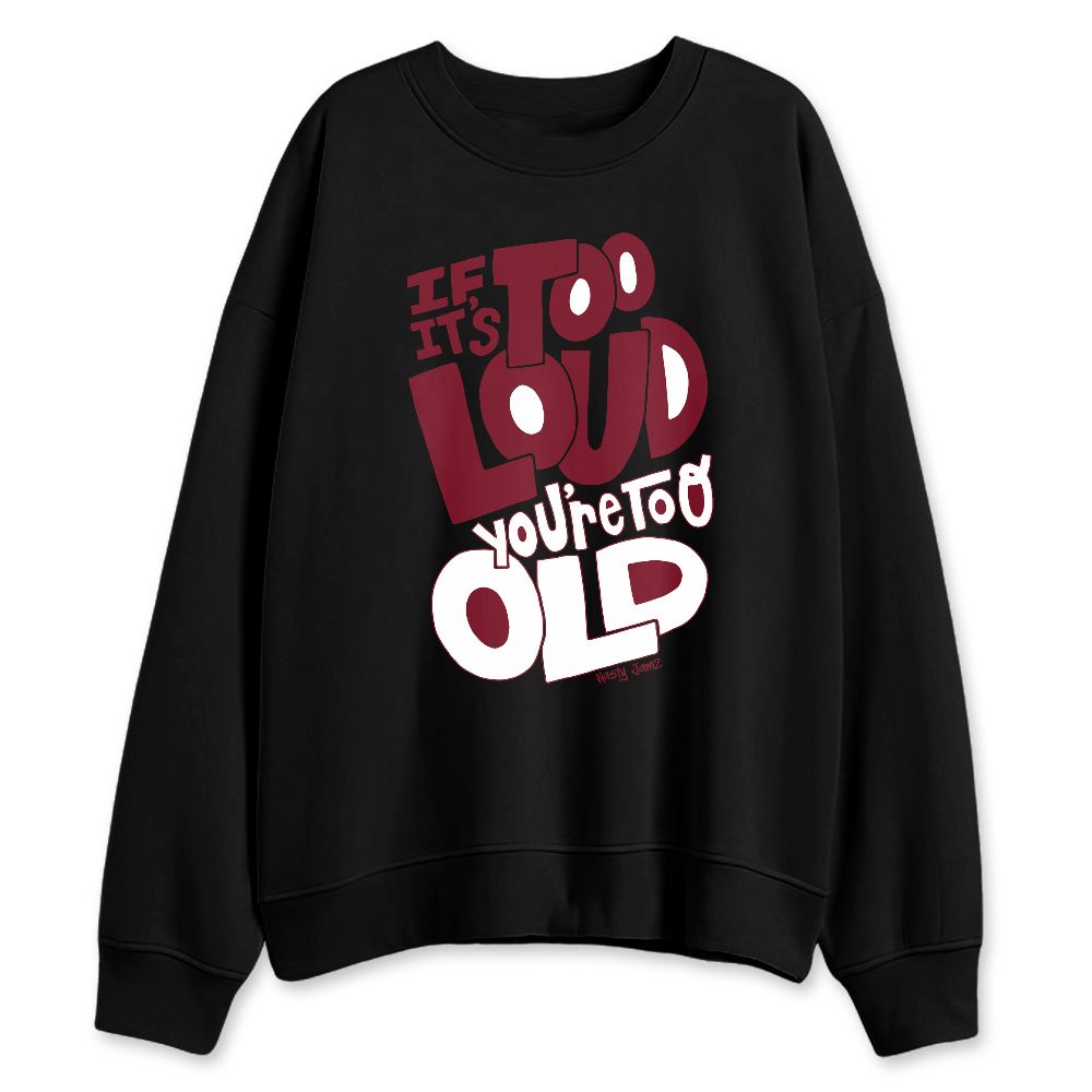 White-Team-Red-1s-NastyJamz-Sweatshirt-Match-Make-It-Louder