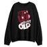 White-Team-Red-1s-NastyJamz-Sweatshirt-Match-Make-It-Louder