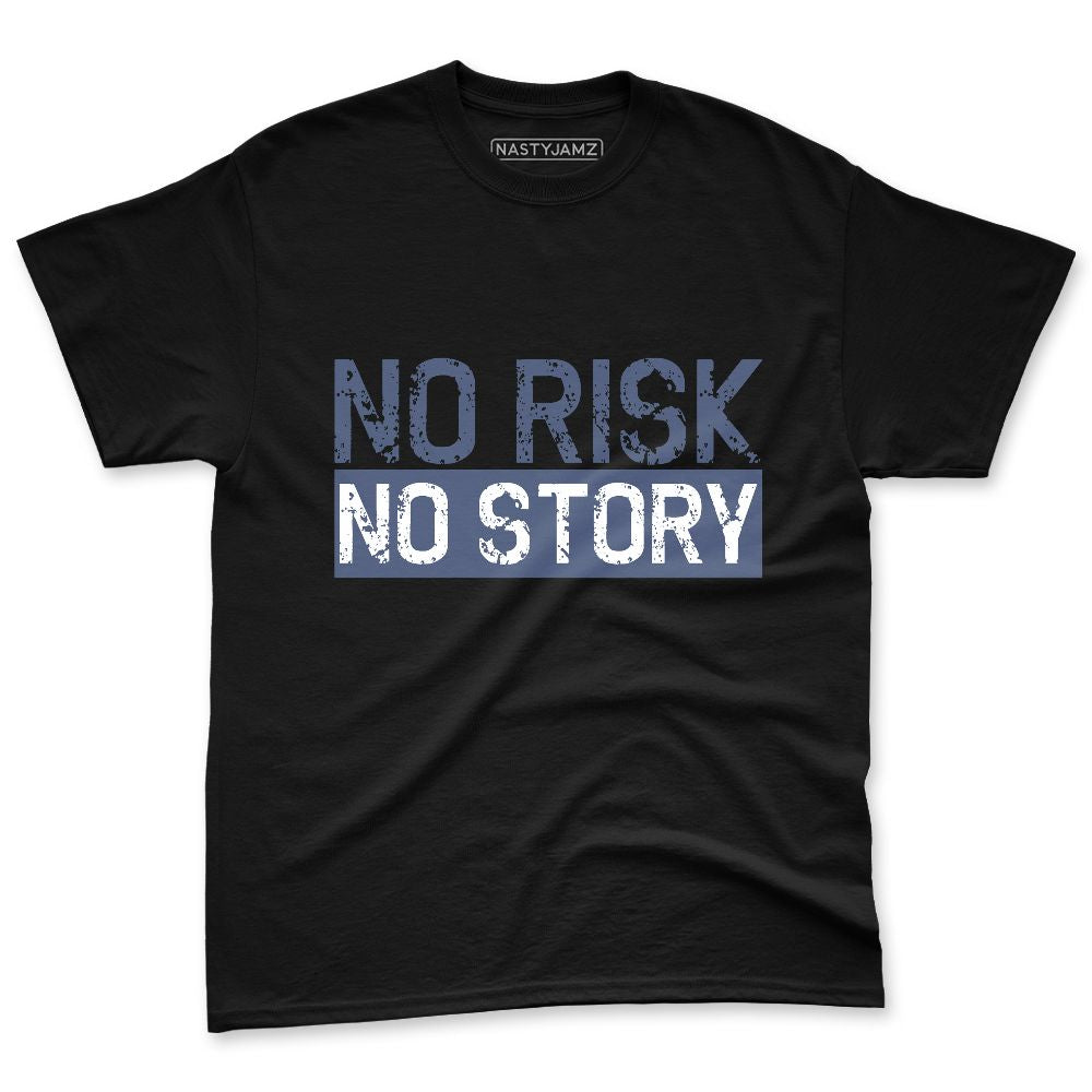 Low-Diffused-Blue-11s-NastyJamz-Premium-T-Shirt-Match-No-Risk-No-Story