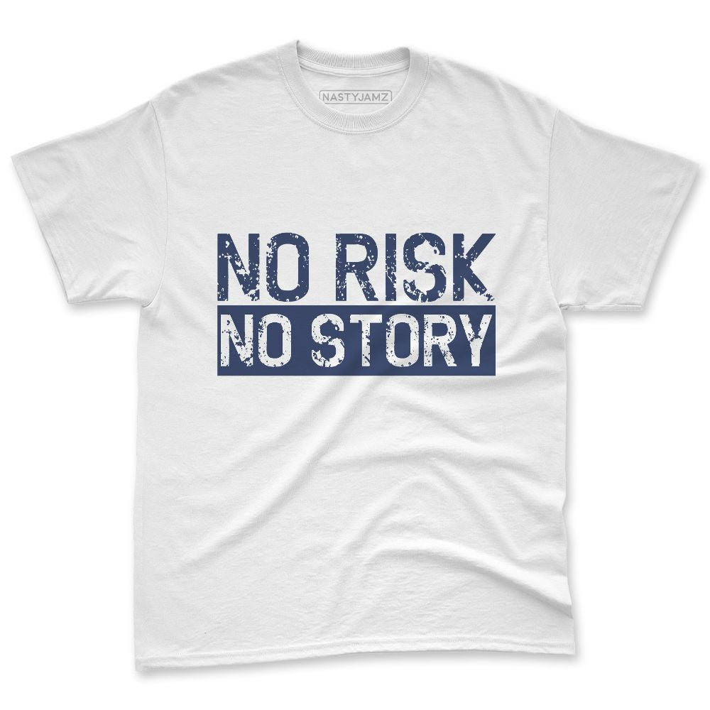 Low-Diffused-Blue-11s-NastyJamz-Premium-T-Shirt-Match-No-Risk-No-Story