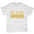 PT-Metallic-Gold-White-12s-NastyJamz-Premium-T-Shirt-Match-No-Risk-No-Story