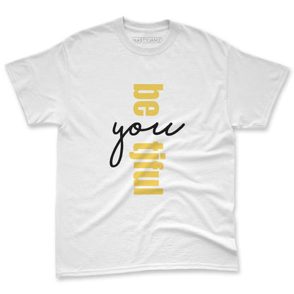 PT-Metallic-Gold-White-12s-NastyJamz-Premium-T-Shirt-Match-Be-Youtiful