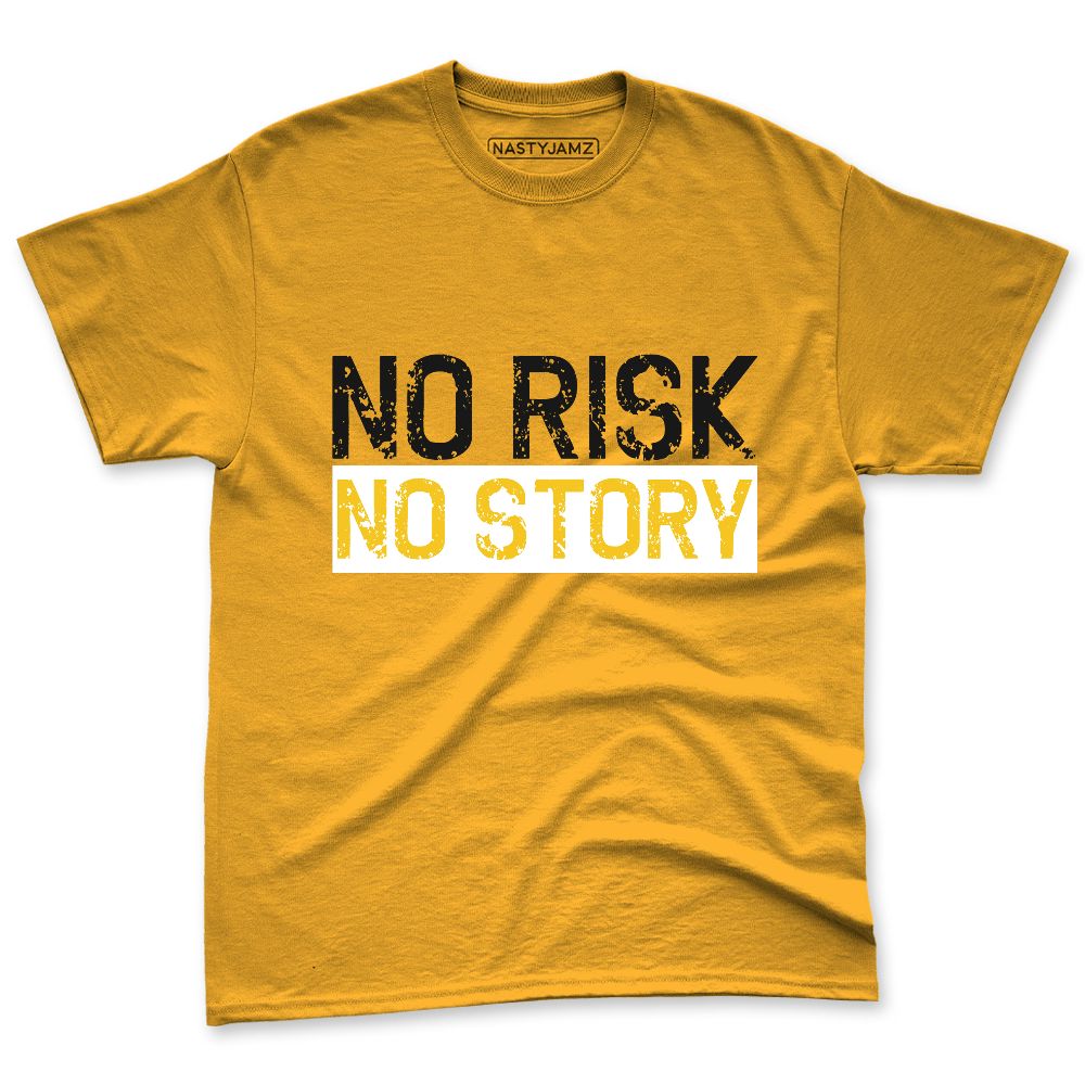 Yellow-Ochre-6s-NastyJamz-Premium-T-Shirt-Match-No-Risk-No-Story
