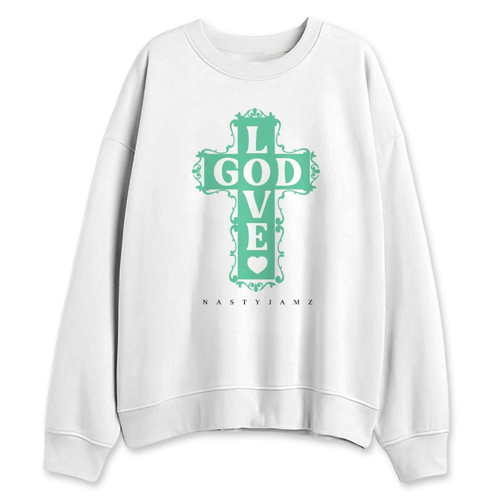 Green-Glow-1s-NastyJamz-Sweatshirt-Match-God-Love