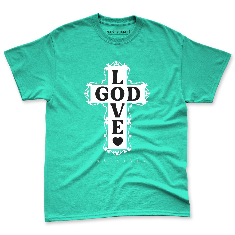 Green-Glow-1s-NastyJamz-Premium-T-Shirt-Match-God-Love