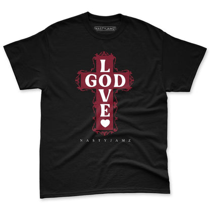 White-Team-Red-1s-NastyJamz-Premium-T-Shirt-Match-God-Love