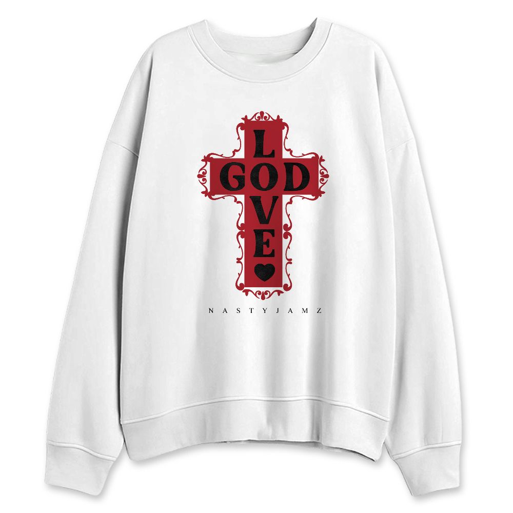 Bred-Velvet-11s-NastyJamz-Sweatshirt-Match-God-Love