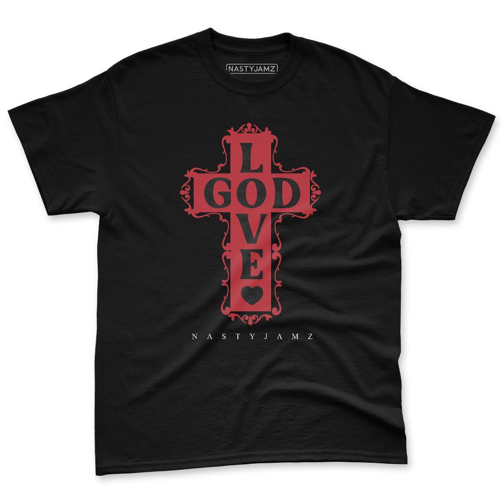 Bred-Velvet-11s-NastyJamz-Premium-T-Shirt-Match-God-Love