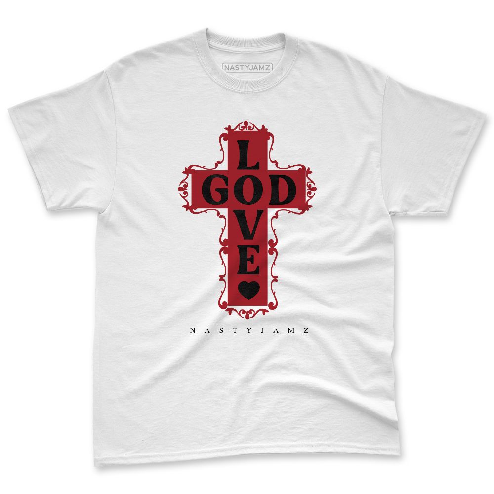 Bred-Velvet-11s-NastyJamz-Premium-T-Shirt-Match-God-Love