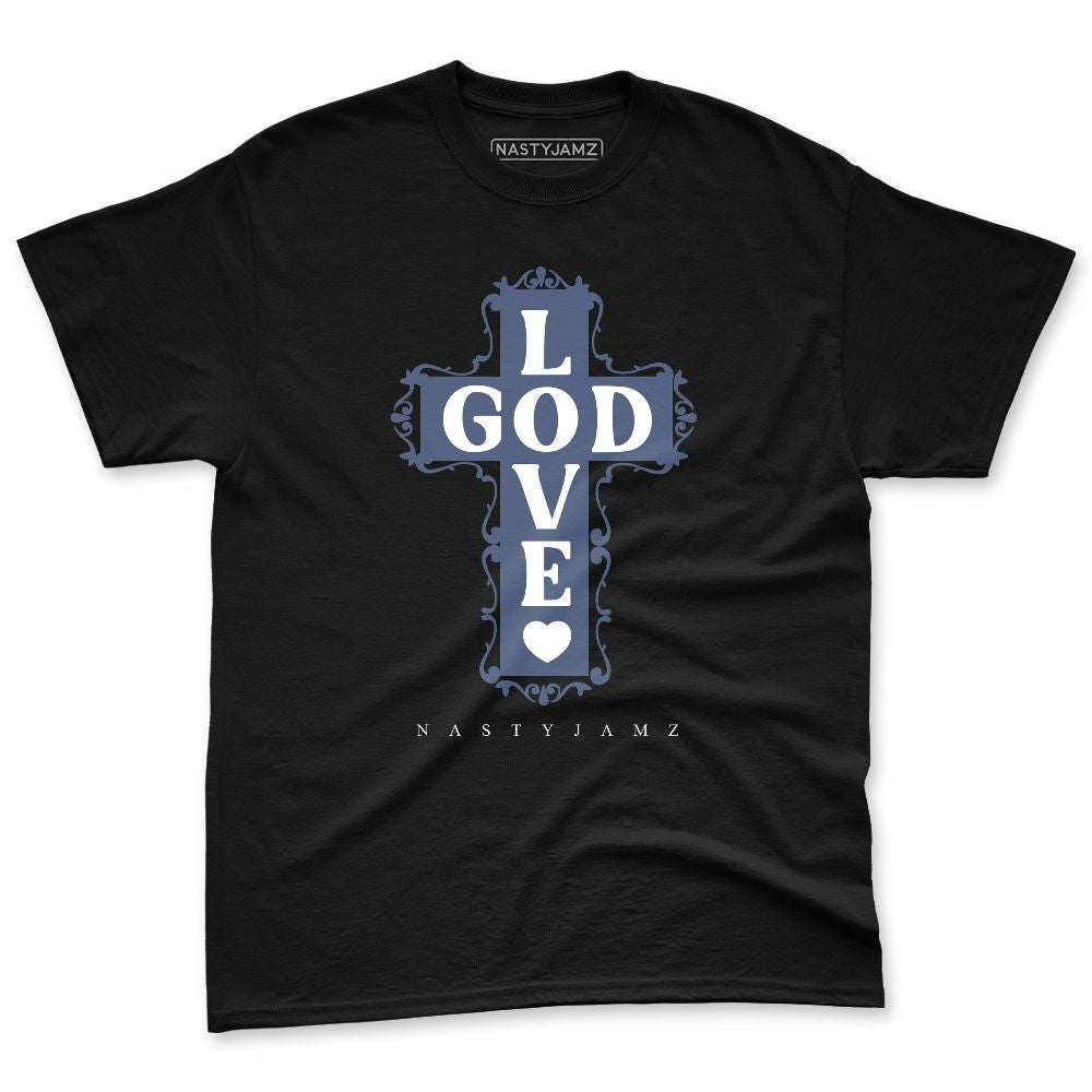 Low-Diffused-Blue-11s-NastyJamz-Premium-T-Shirt-Match-God-Love
