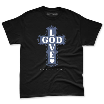 Low-Diffused-Blue-11s-NastyJamz-Premium-T-Shirt-Match-God-Love