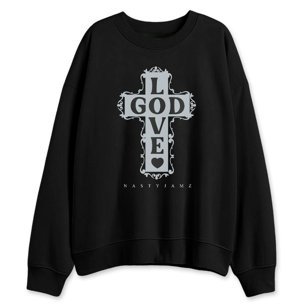 Wolf-Grey-12s-NastyJamz-Sweatshirt-Match-God-Love