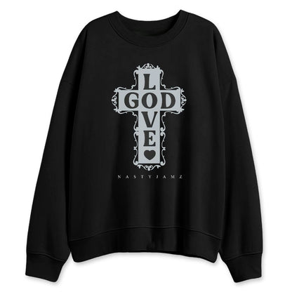 Wolf-Grey-12s-NastyJamz-Sweatshirt-Match-God-Love