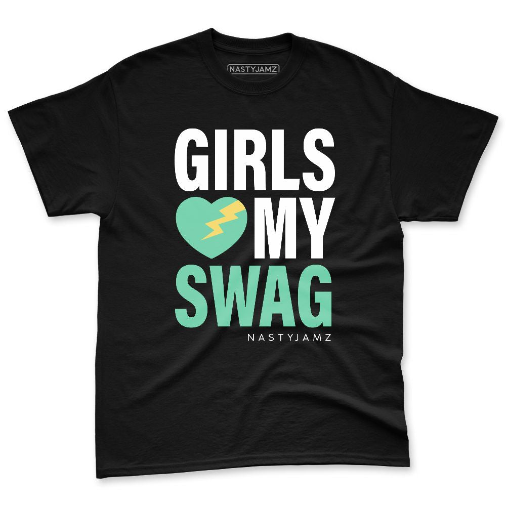 Green-Glow-1s-NastyJamz-Premium-T-Shirt-Match-Girls-Love-My-Swag