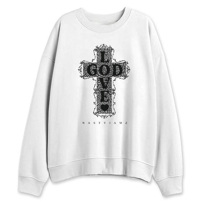 Black-Cement-3s-NastyJamz-Sweatshirt-Match-God-Love