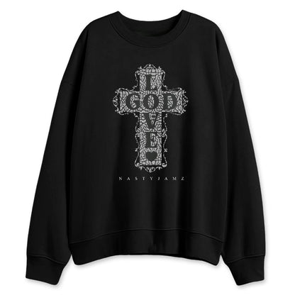 Black-Cement-3s-NastyJamz-Sweatshirt-Match-God-Love