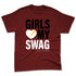 White-Team-Red-1s-NastyJamz-Premium-T-Shirt-Match-Girls-Love-My-Swag