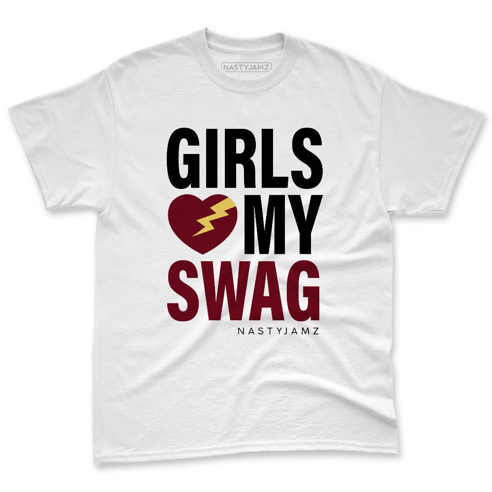 White-Team-Red-1s-NastyJamz-Premium-T-Shirt-Match-Girls-Love-My-Swag