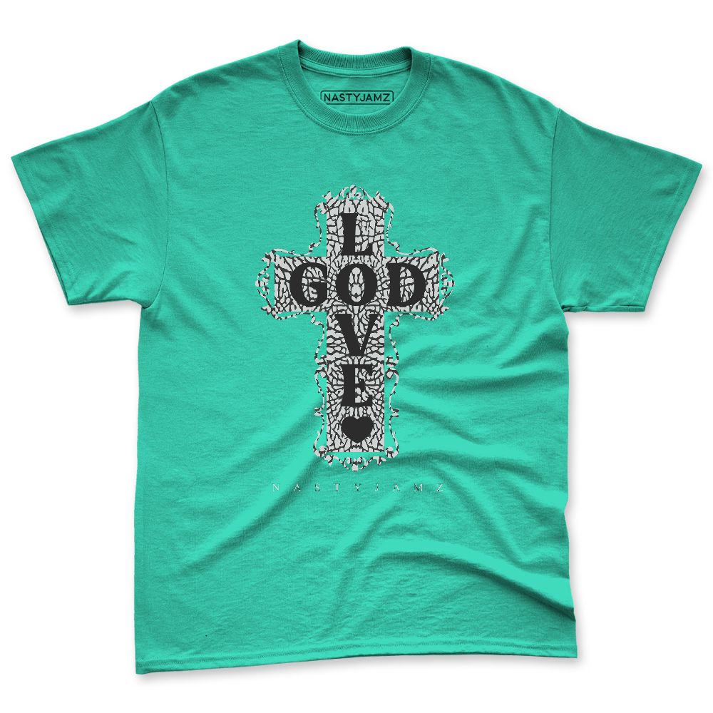 Green-Glow-3s-NastyJamz-Premium-T-Shirt-Match-God-Love