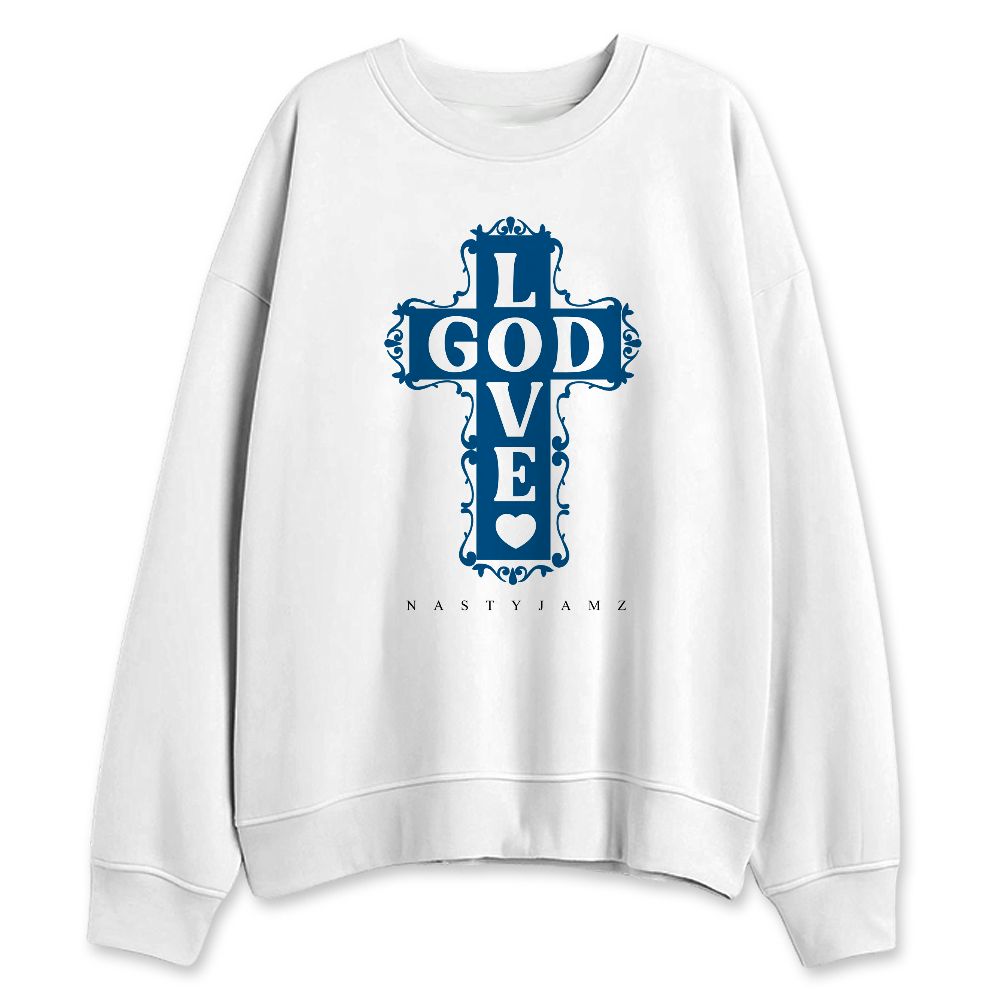 Industrial-Blue-4s-NastyJamz-Sweatshirt-Match-God-Love