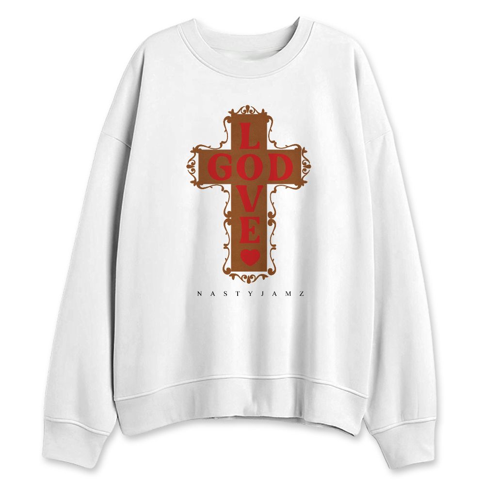 Archaeo-Brown-5s-NastyJamz-Sweatshirt-Match-God-Love
