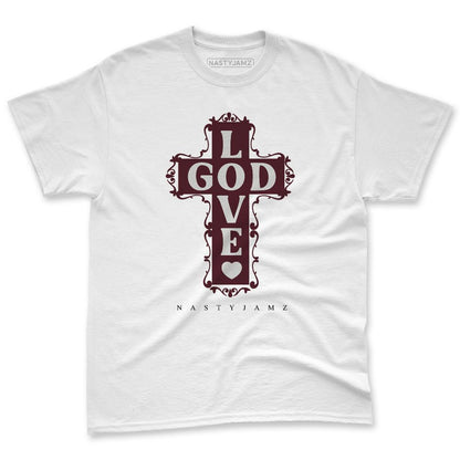 VaporMax-Night-Maron-Burgundy-NastyJamz-Premium-T-Shirt-Match-God-Love