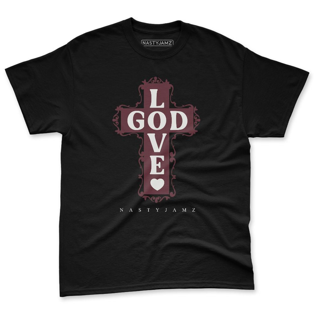 VaporMax-Night-Maron-Burgundy-NastyJamz-Premium-T-Shirt-Match-God-Love
