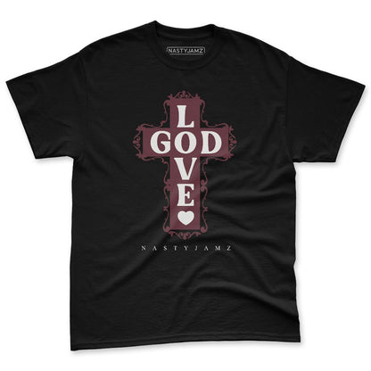 VaporMax-Night-Maron-Burgundy-NastyJamz-Premium-T-Shirt-Match-God-Love