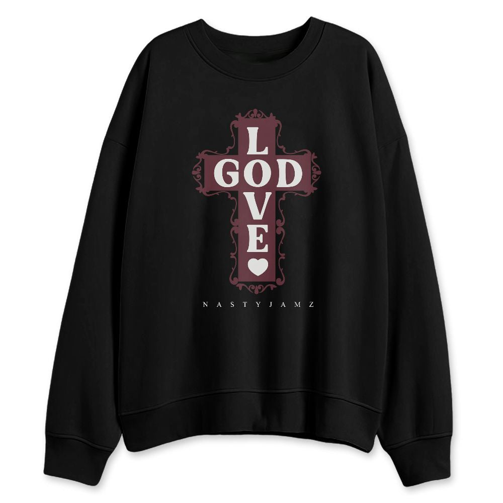 VaporMax-Night-Maron-Burgundy-NastyJamz-Sweatshirt-Match-God-Love