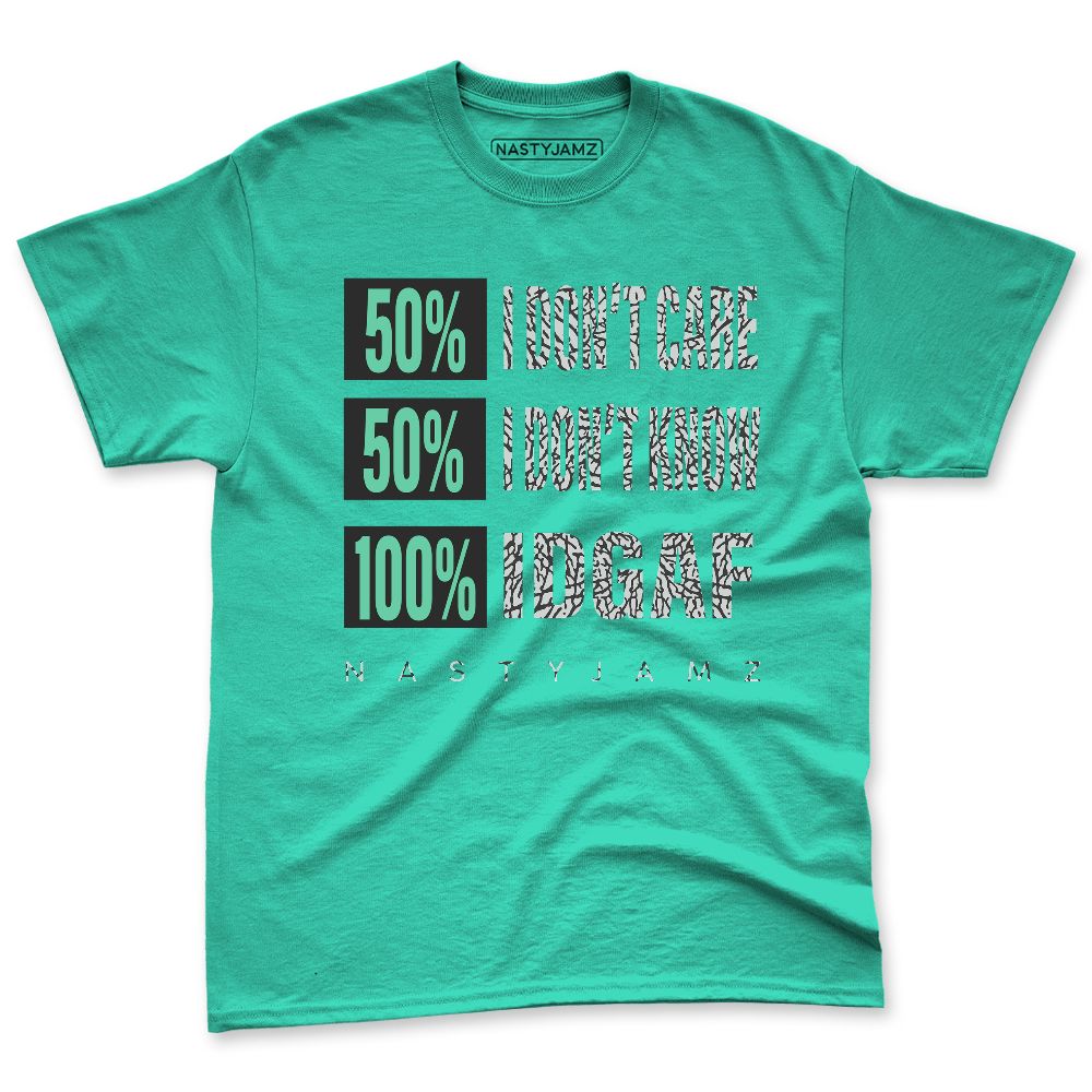Green-Glow-3s-NastyJamz-Premium-T-Shirt-Match-IDGAF