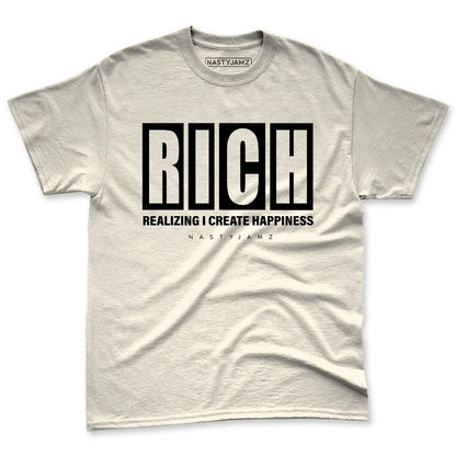 PT-Metallic-Gold-White-12s-NastyJamz-Premium-T-Shirt-Match-RICH-Realizing