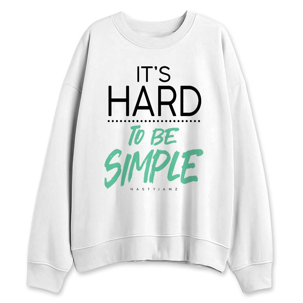 Green-Glow-1s-NastyJamz-Sweatshirt-Match-Hard-To-Simple