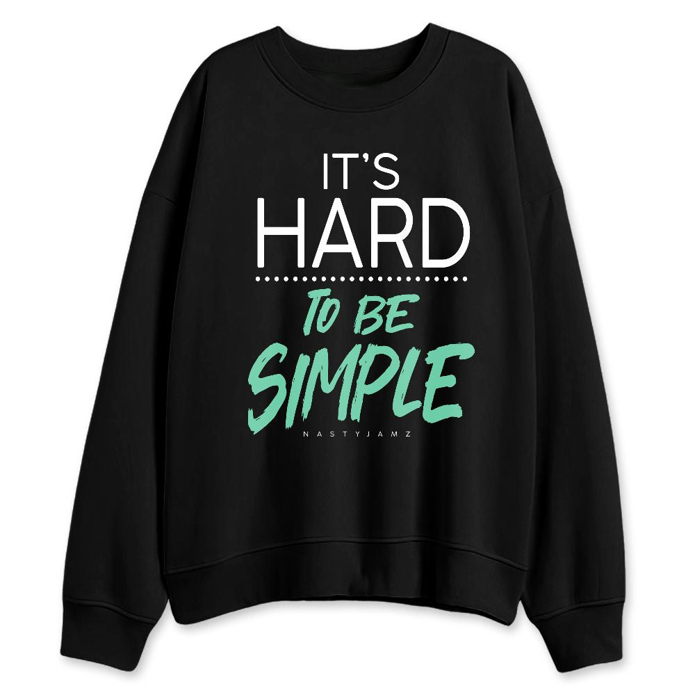 Green-Glow-1s-NastyJamz-Sweatshirt-Match-Hard-To-Simple