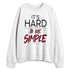 White-Team-Red-1s-NastyJamz-Sweatshirt-Match-Hard-To-Simple