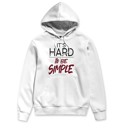 White-Team-Red-1s-NastyJamz-Hoodie-Match-Hard-To-Simple