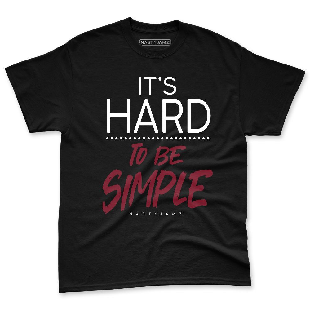 White-Team-Red-1s-NastyJamz-Premium-T-Shirt-Match-Hard-To-Simple