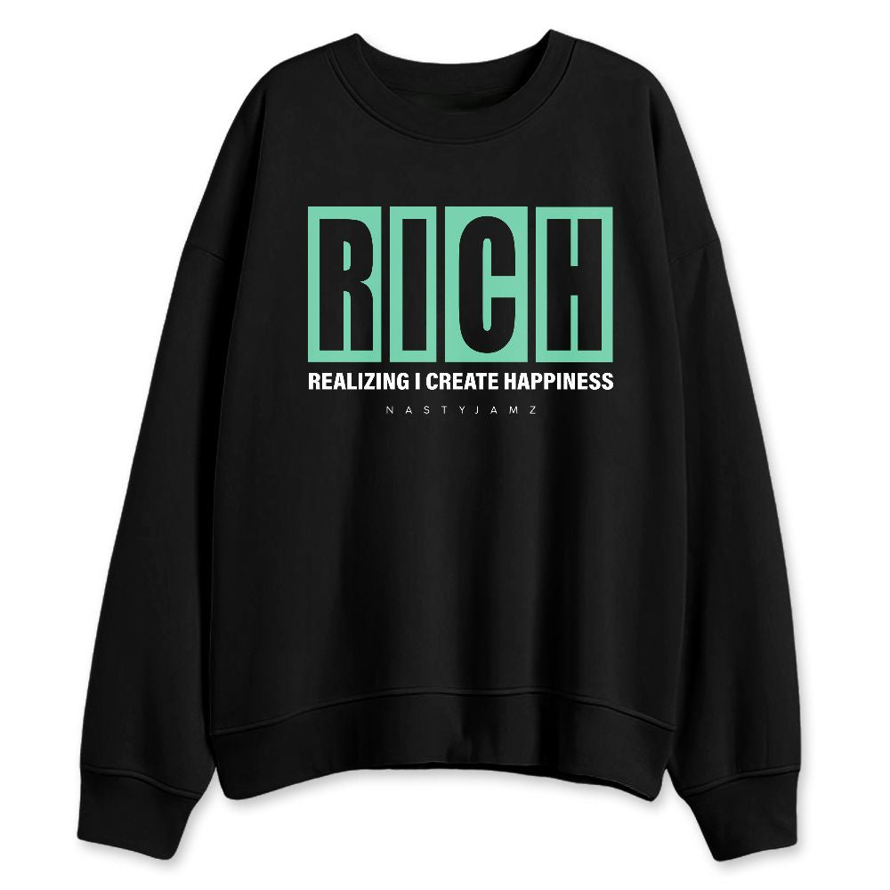 Green-Glow-1s-NastyJamz-Sweatshirt-Match-RICH-Realizing