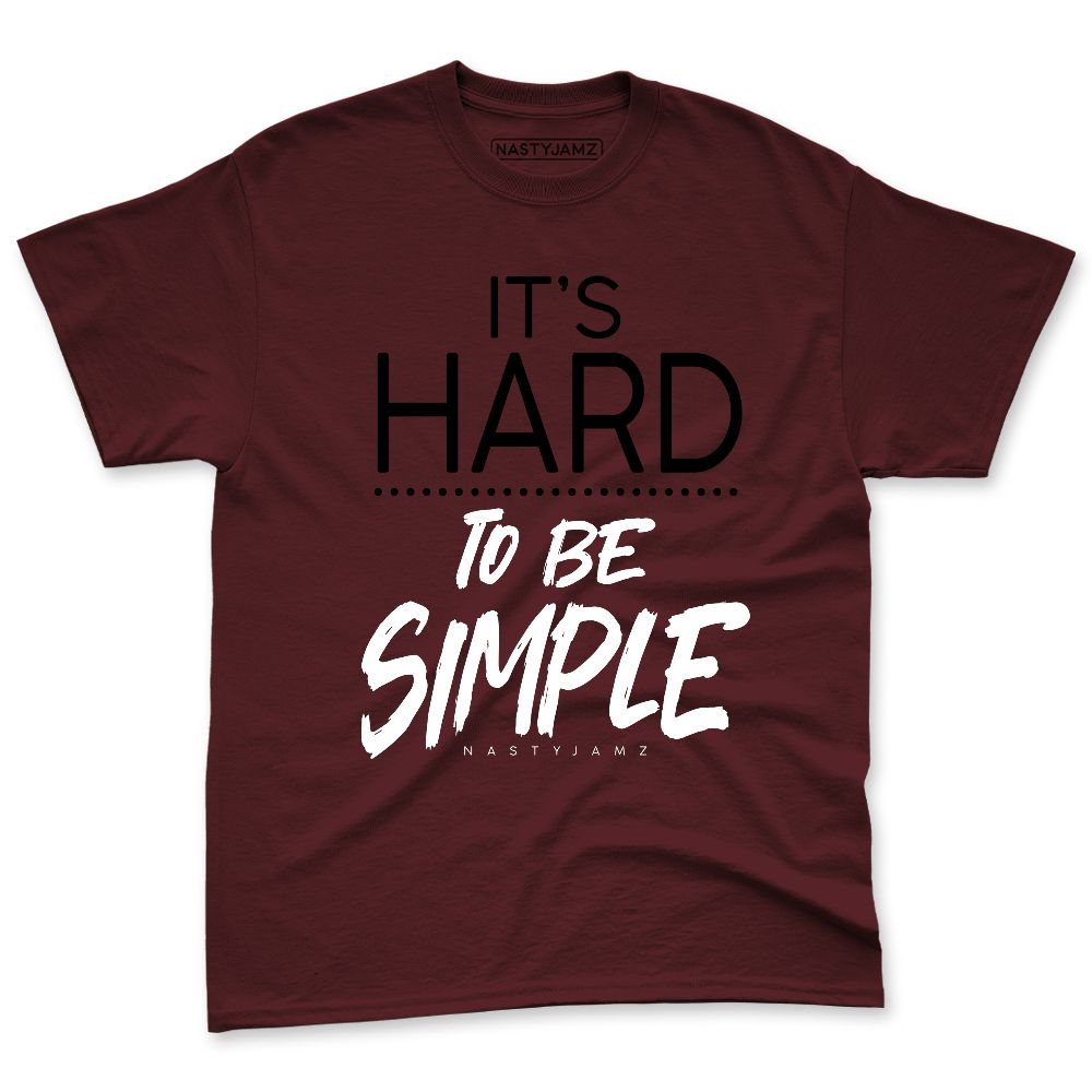 Burgundy-Crush-3s-NastyJamz-Premium-T-Shirt-Match-Hard-To-Simple