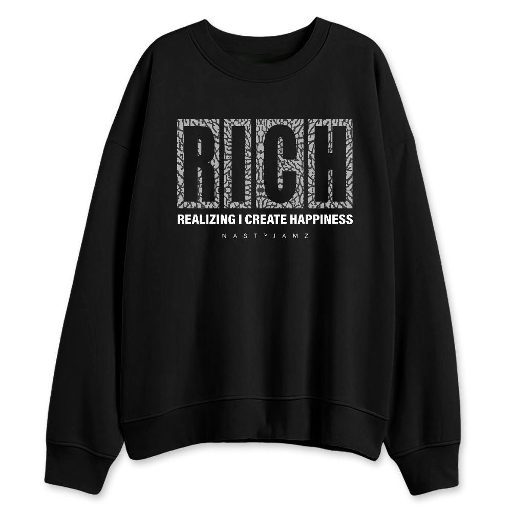 Black-Cement-3s-NastyJamz-Sweatshirt-Match-RICH-Realizing